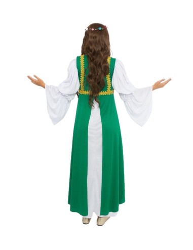 Costume da donna medievale verde taglia M nuova | Costumi per adulti Il Re del Carnevale